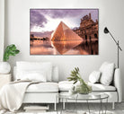 The Louvre by Steven Sandner on GIANT ART - white digital painting