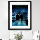 Fight Club by Dmitry Belov on GIANT ART - blue digital painting