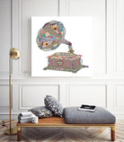 SEEING SOUND by Bianca Green on GIANT ART - blue digital drawing