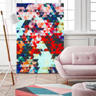 Geometrico by Uma Gokhale on GIANT ART - red digital painting