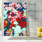 Geometrico by Uma Gokhale on GIANT ART - red digital painting