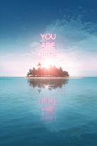 YOU ARE HERE by Jonas Loose on GIANT ART - blue photo manipulation