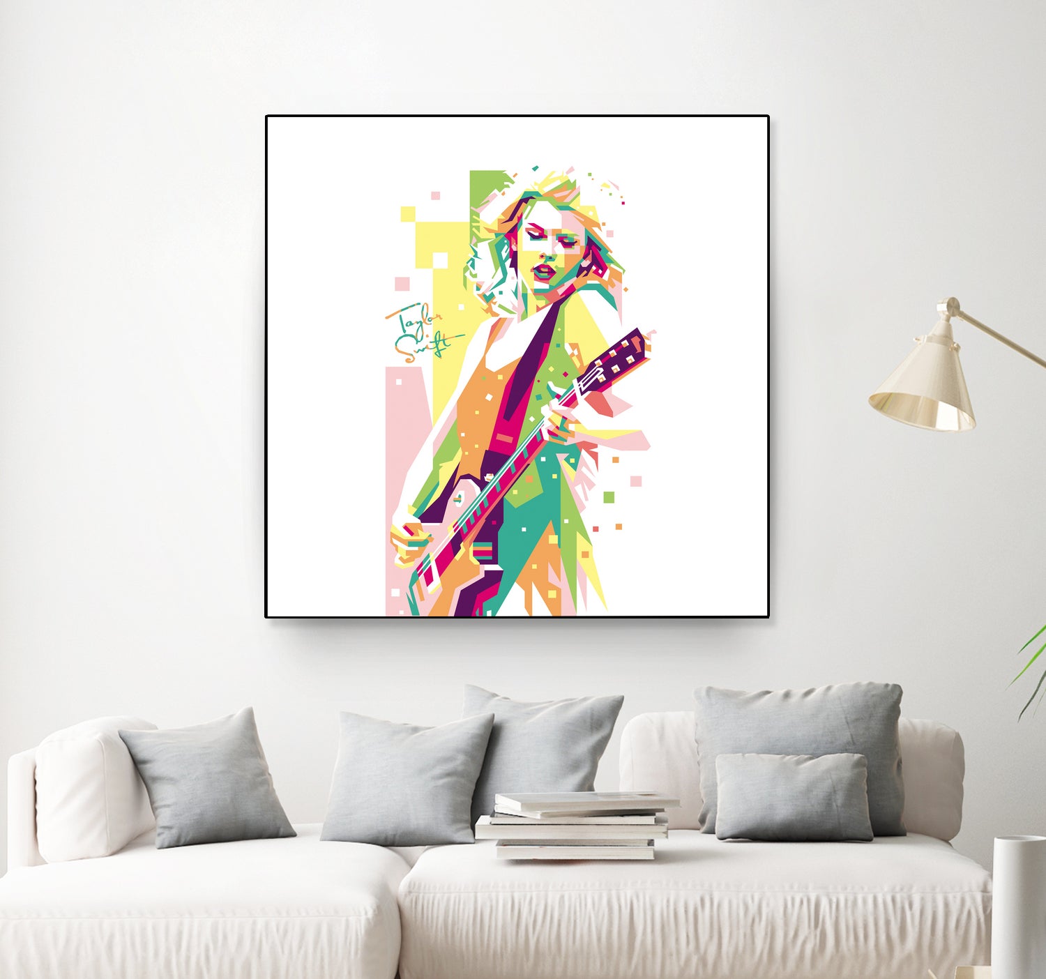 TAYLOR SWIFT by ICAL SAID on GIANT ART - white digital drawing