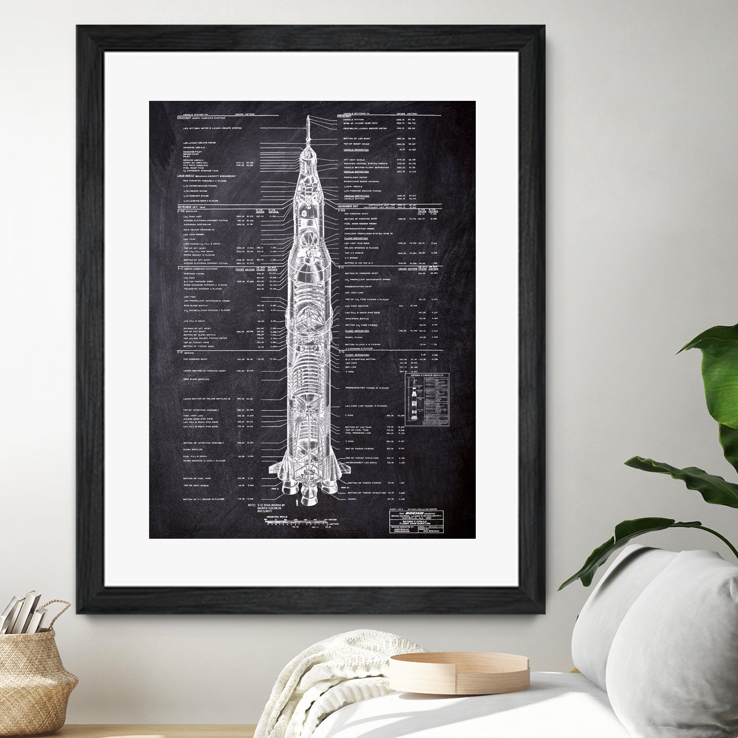 Rocket blueprints by map collection on GIANT ART - black mixed media