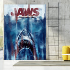 Jaws by Dmitry Belov on GIANT ART - blue digital drawing