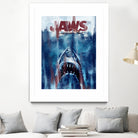 Jaws by Dmitry Belov on GIANT ART - blue digital drawing