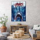 Jaws by Dmitry Belov on GIANT ART - blue digital drawing