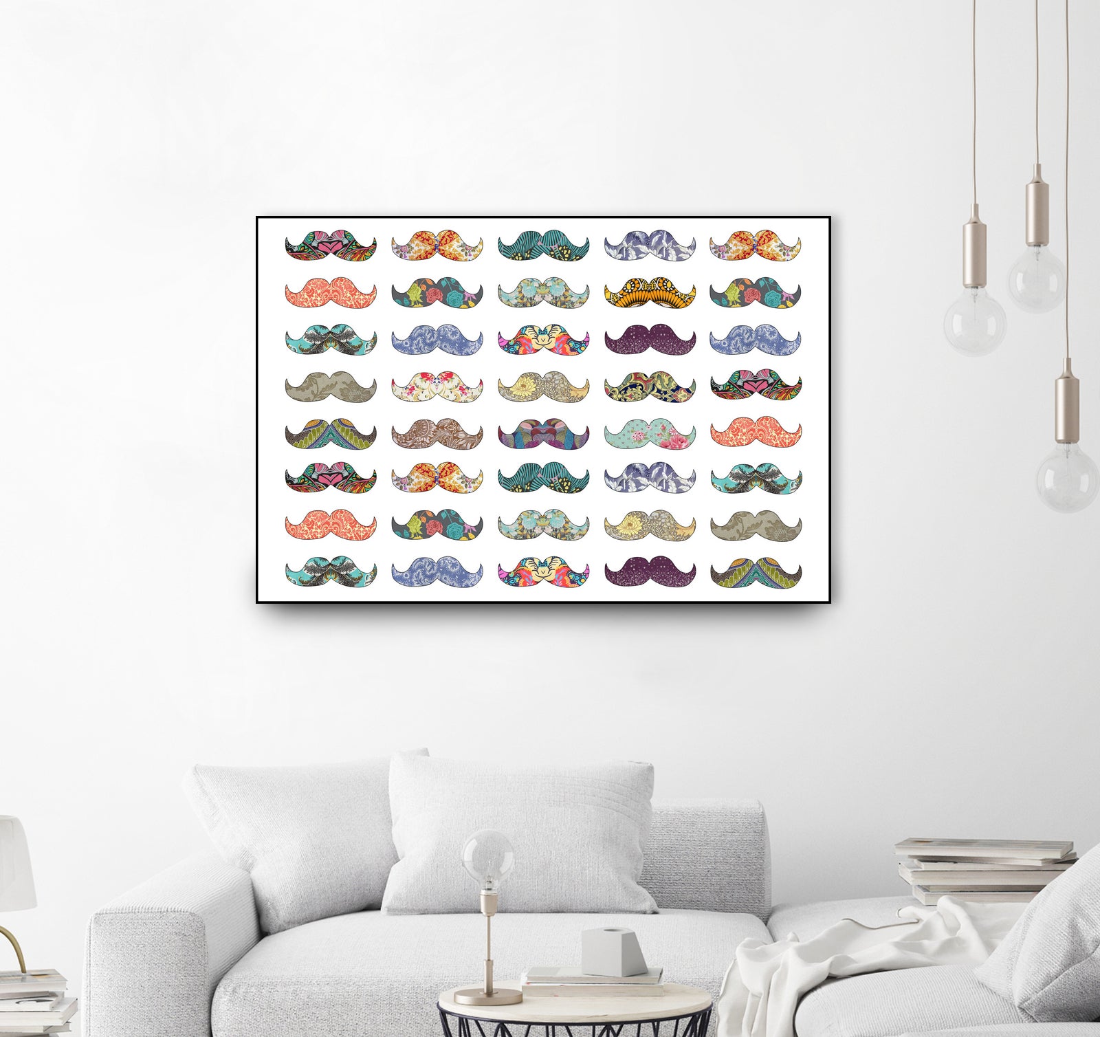 Mustache Mania by Bianca Green on GIANT ART - digital drawing