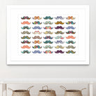 Mustache Mania by Bianca Green on GIANT ART - digital drawing