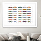 Mustache Mania by Bianca Green on GIANT ART - digital drawing