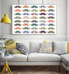 Mustache Mania by Bianca Green on GIANT ART - digital drawing