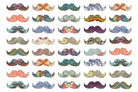 Mustache Mania by Bianca Green on GIANT ART - digital drawing