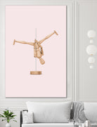 POLEDANCE MANNEQUIN by Jonas Loose on GIANT ART - pink photo manipulation