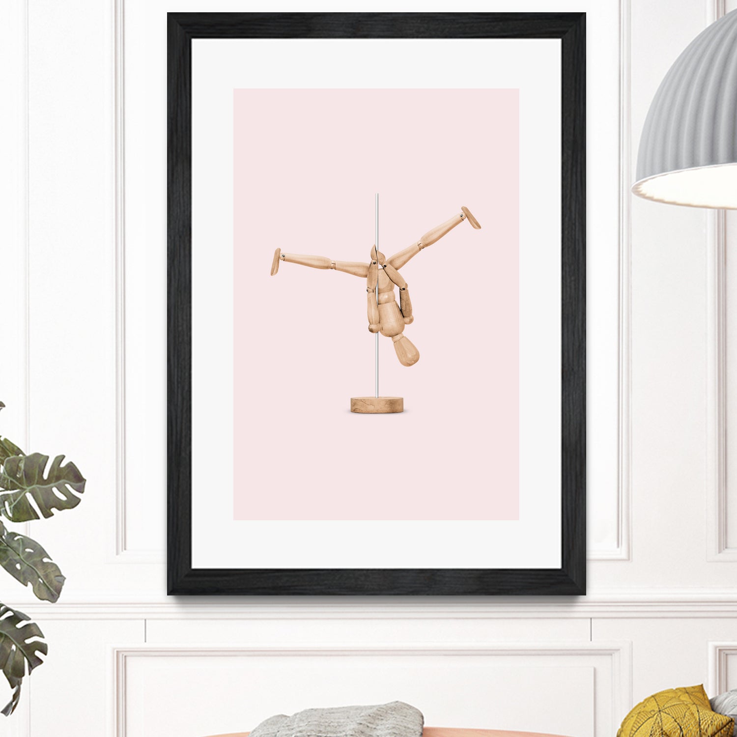 POLEDANCE MANNEQUIN by Jonas Loose on GIANT ART - pink photo manipulation