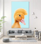 REBEL DUCKLING by Jonas Loose on GIANT ART - yellow photo manipulation