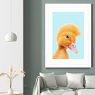 REBEL DUCKLING by Jonas Loose on GIANT ART - yellow photo manipulation