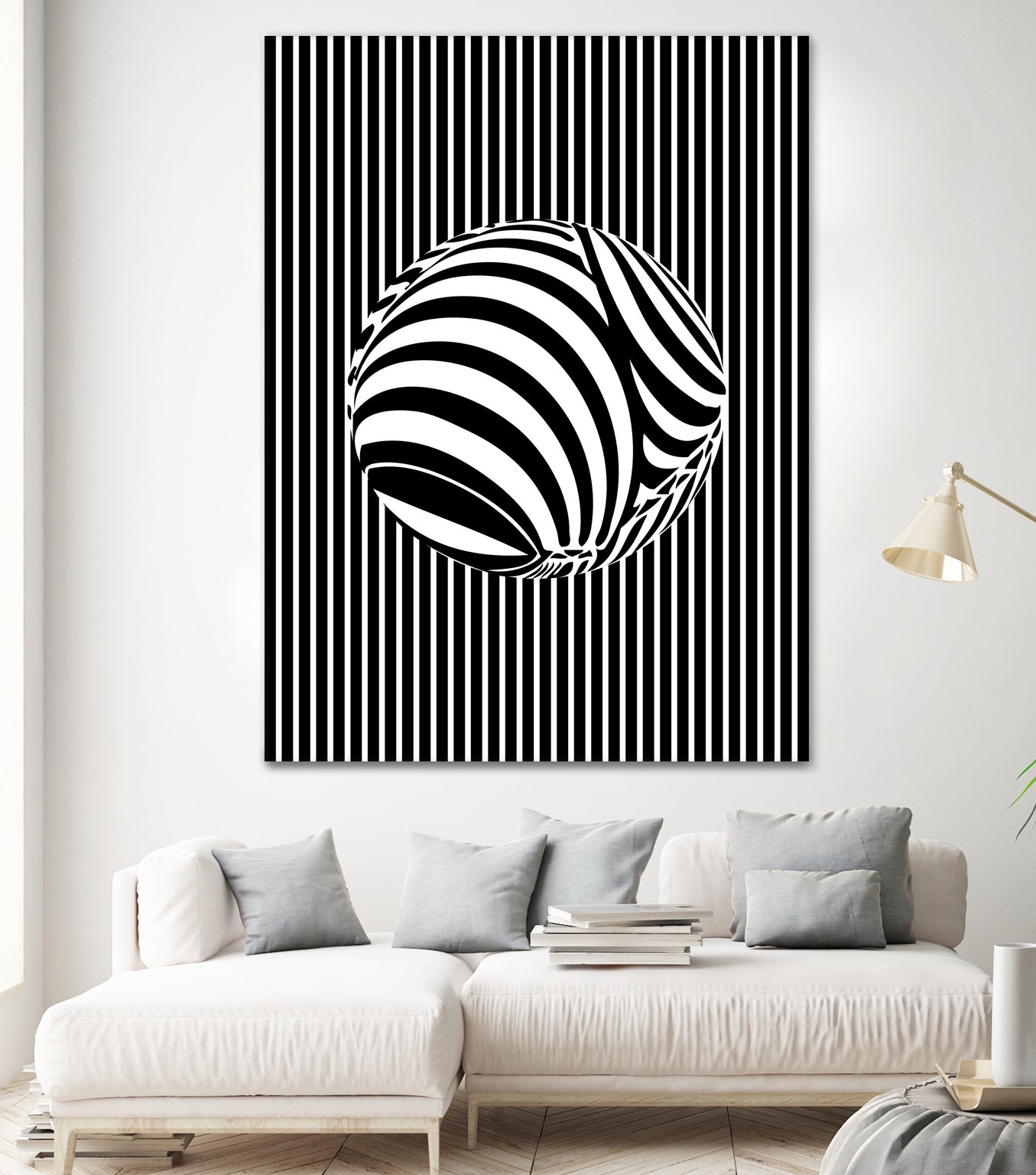 Geometric Refraction by Barrett Biggers on GIANT ART - black vector illustration