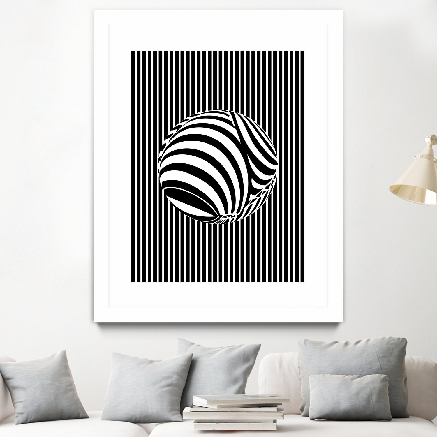 Geometric Refraction by Barrett Biggers on GIANT ART - black vector illustration