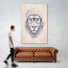 Cool lion by Solti Balázs on GIANT ART - brown digital painting