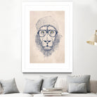 Cool lion by Solti Balázs on GIANT ART - brown digital painting