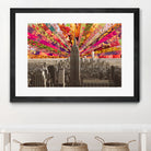 Blooming NY by Bianca Green on GIANT ART - red photo illustration