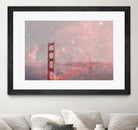 Stardust Covering San Francisco by Bianca Green on GIANT ART - pink photo illustration