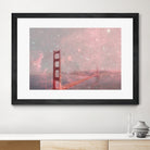 Stardust Covering San Francisco by Bianca Green on GIANT ART - pink photo illustration