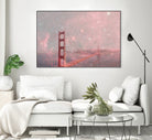 Stardust Covering San Francisco by Bianca Green on GIANT ART - pink photo illustration