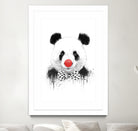 Clown panda by Solti Balázs on GIANT ART - black mixed media