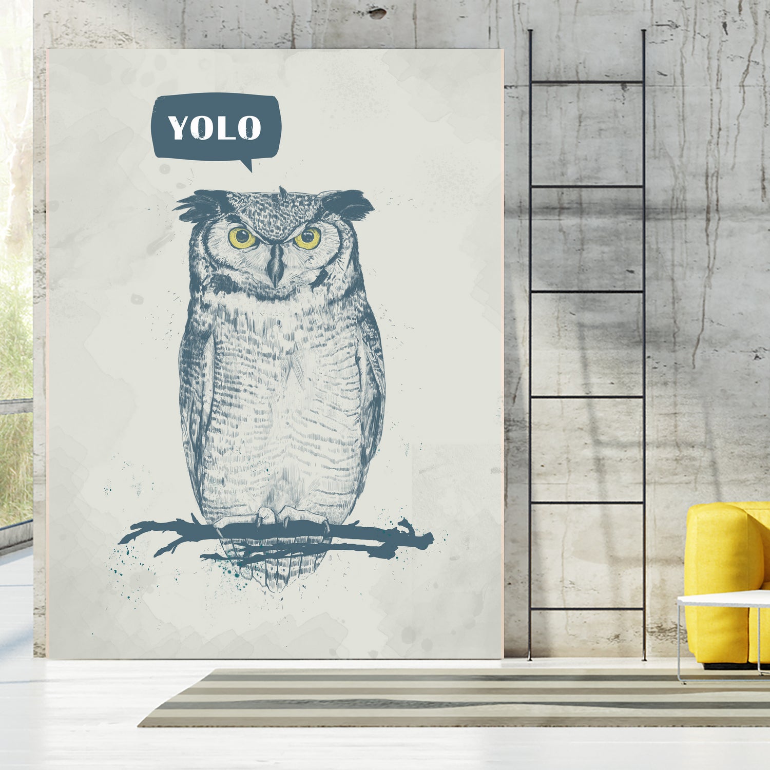 YOLO by Solti Balázs on GIANT ART - gray digital drawing