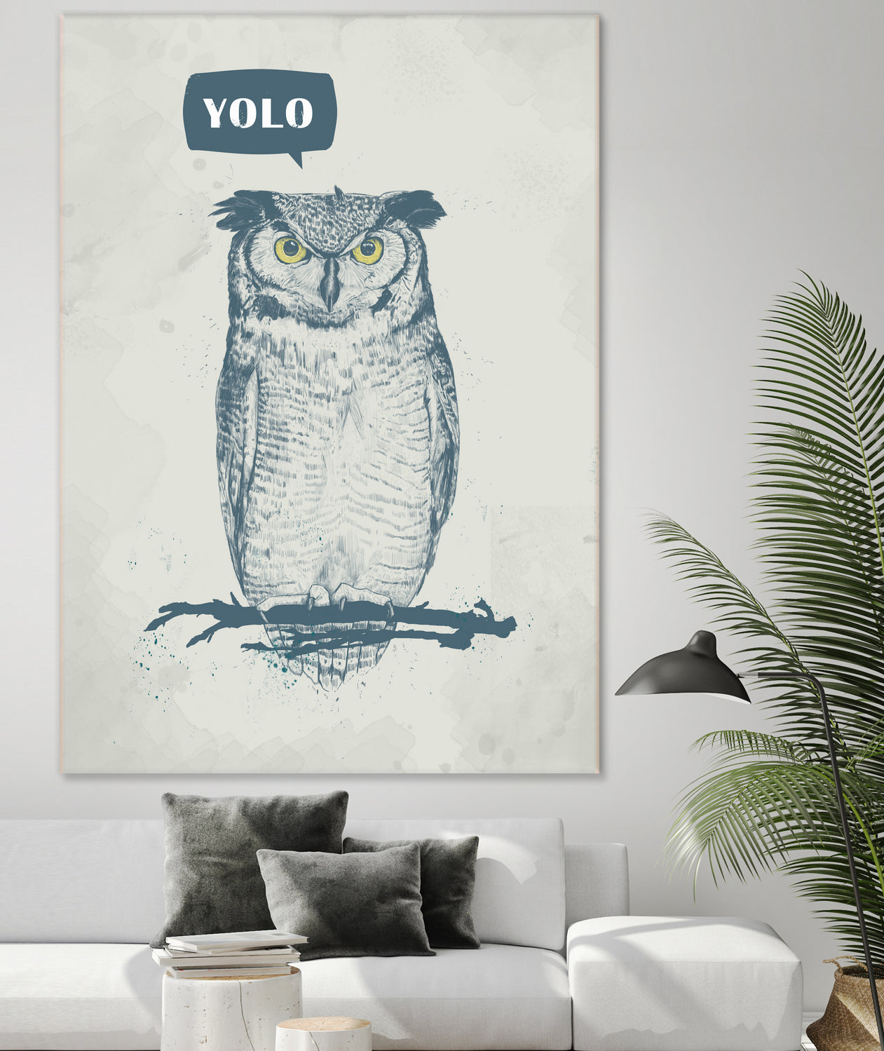 YOLO by Solti Balázs on GIANT ART - gray digital drawing