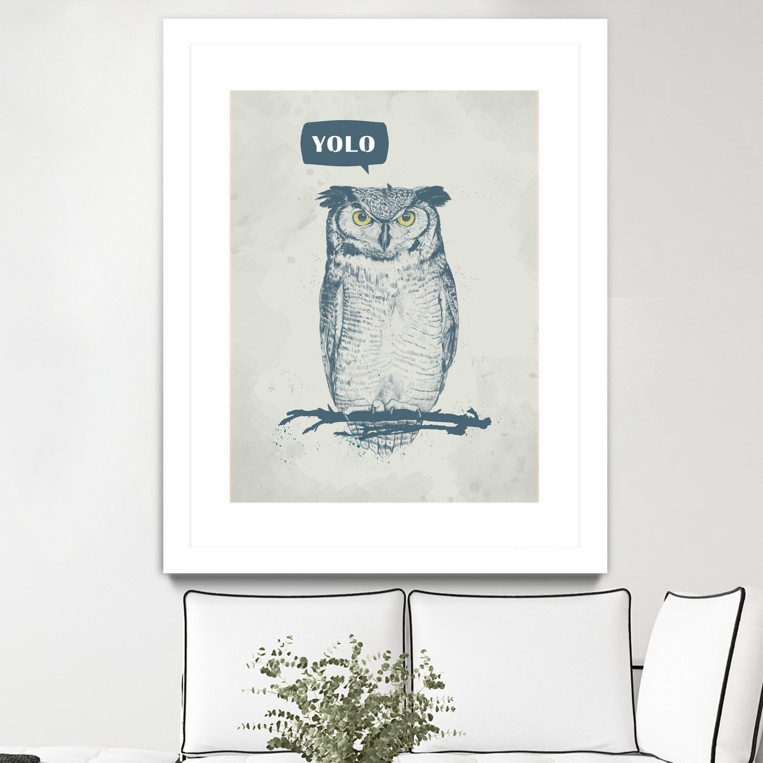 YOLO by Solti Balázs on GIANT ART - gray digital drawing