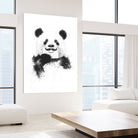 Funny panda by Solti Balázs on GIANT ART - white digital drawing