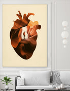 Heart Explorer by Enkel Dika on GIANT ART - orange photo manipulation