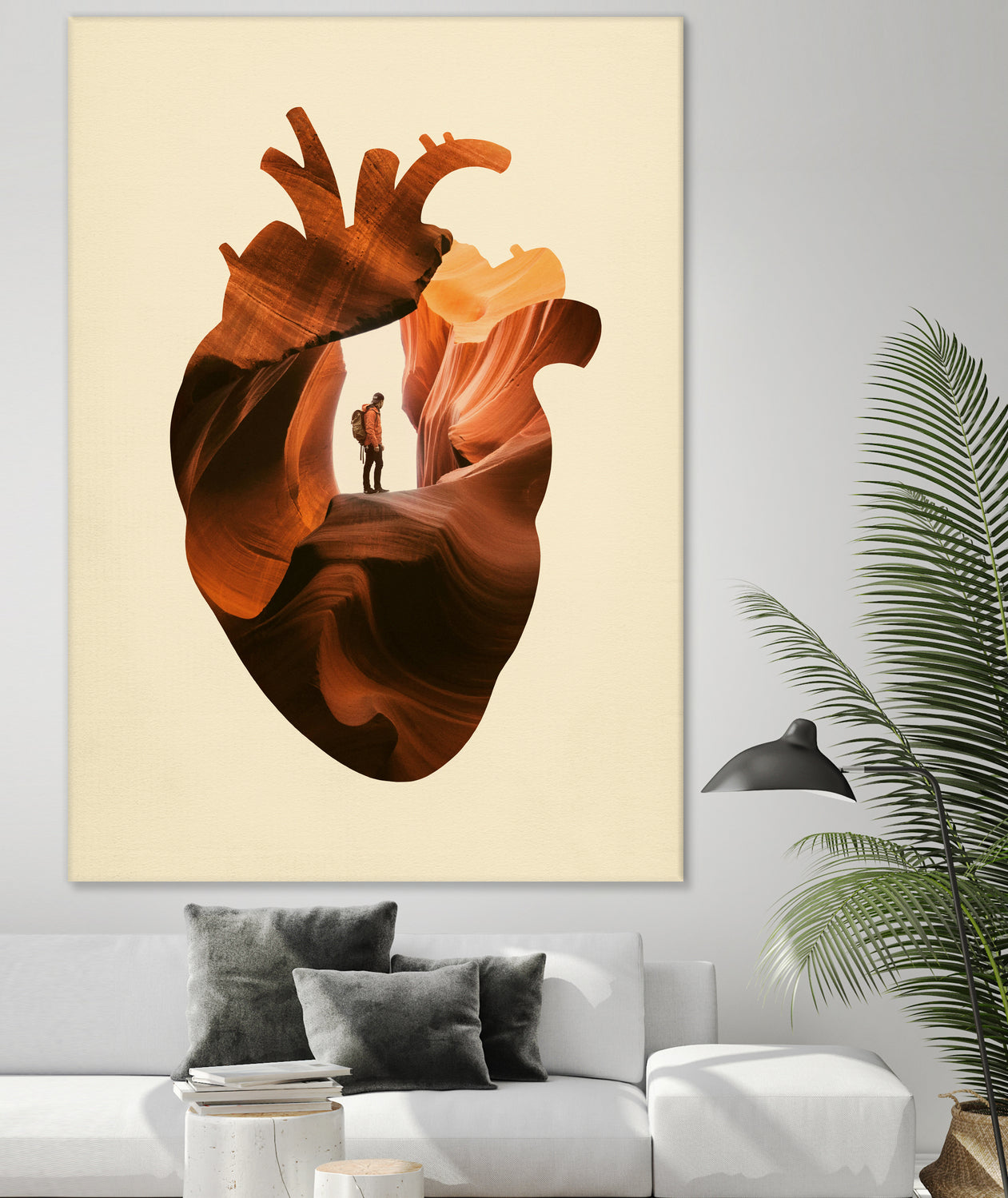 Heart Explorer by Enkel Dika on GIANT ART - orange photo manipulation