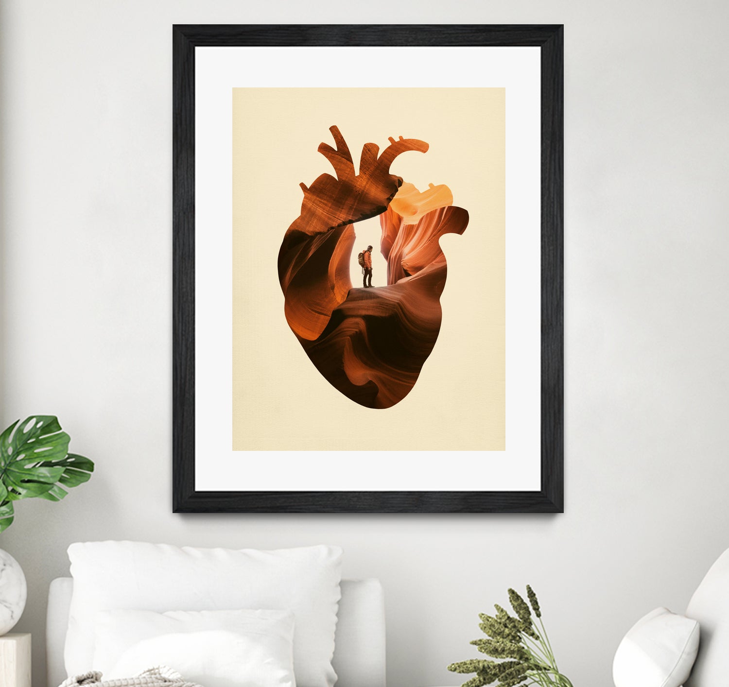 Heart Explorer by Enkel Dika on GIANT ART - orange photo manipulation