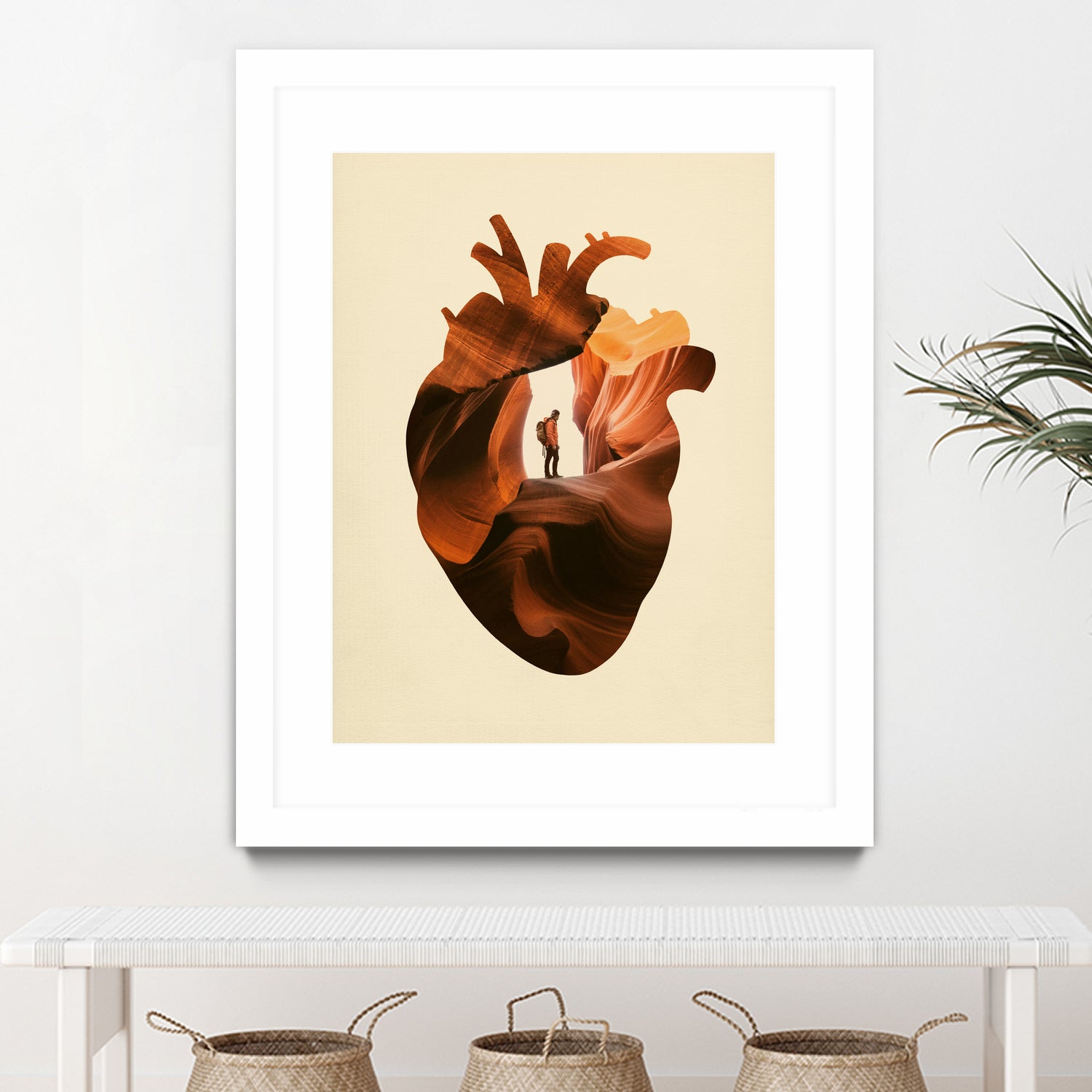 Heart Explorer by Enkel Dika on GIANT ART - orange photo manipulation