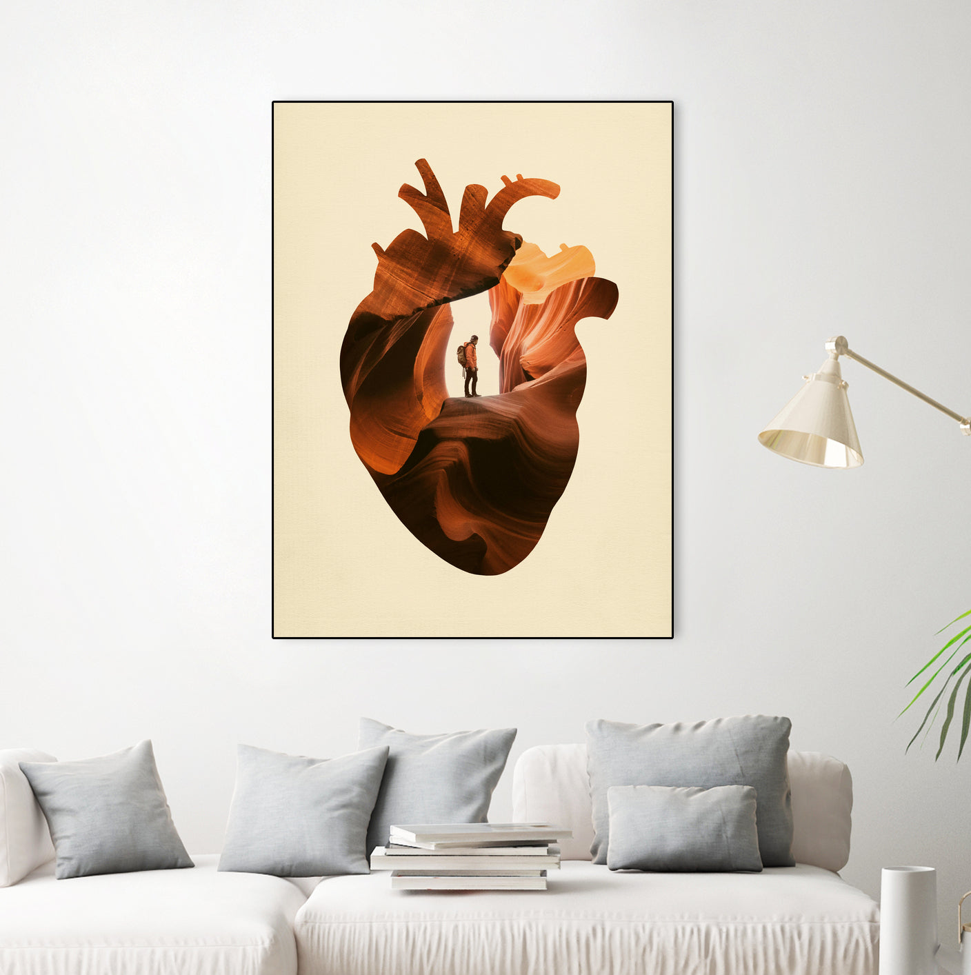 Heart Explorer by Enkel Dika on GIANT ART - orange photo manipulation