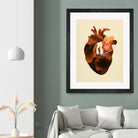 Heart Explorer by Enkel Dika on GIANT ART - orange photo manipulation