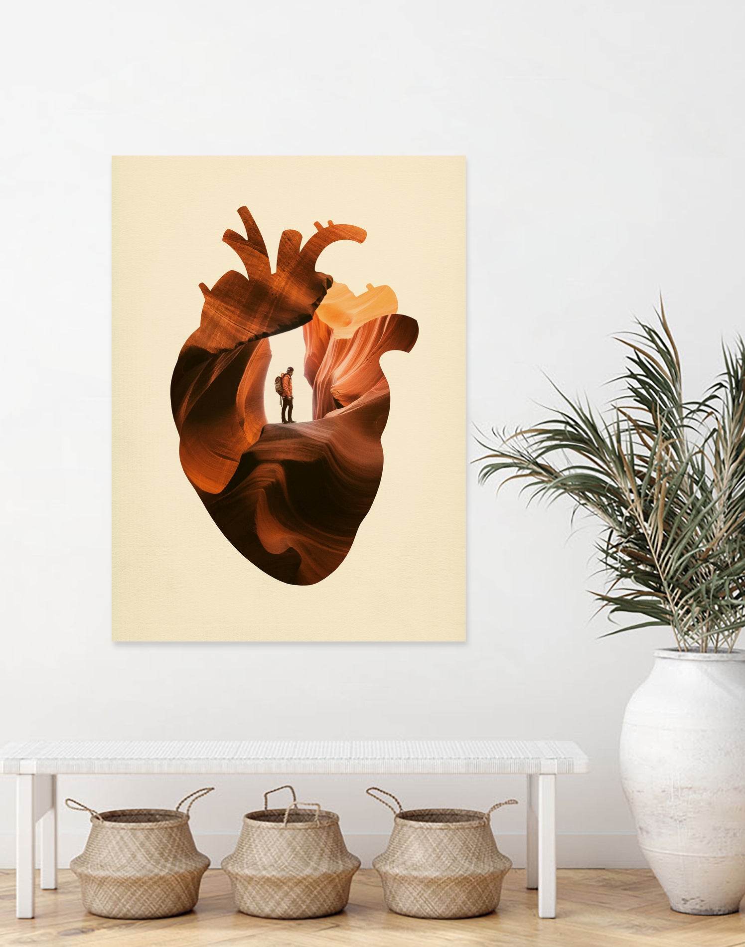 Heart Explorer by Enkel Dika on GIANT ART - orange photo manipulation