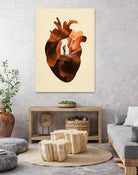 Heart Explorer by Enkel Dika on GIANT ART - orange photo manipulation