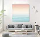 Touching Watercolor Abstract Beach Dream #3 #painting #decor by Anita & Bella Jantz on GIANT ART - orange digital painting