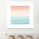 Touching Watercolor Abstract Beach Dream #3 #painting #decor by Anita & Bella Jantz on GIANT ART - orange digital painting