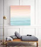 Touching Watercolor Abstract Beach Dream #3 #painting #decor by Anita & Bella Jantz on GIANT ART - orange digital painting