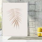 Palm Leaf Finesse #1 #minimal #tropical #decor #art by Anita & Bella Jantz on GIANT ART - brown photo illustration