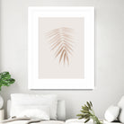 Palm Leaf Finesse #1 #minimal #tropical #decor #art by Anita & Bella Jantz on GIANT ART - brown photo illustration