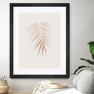 Palm Leaf Finesse #1 #minimal #tropical #decor #art by Anita & Bella Jantz on GIANT ART - brown photo illustration