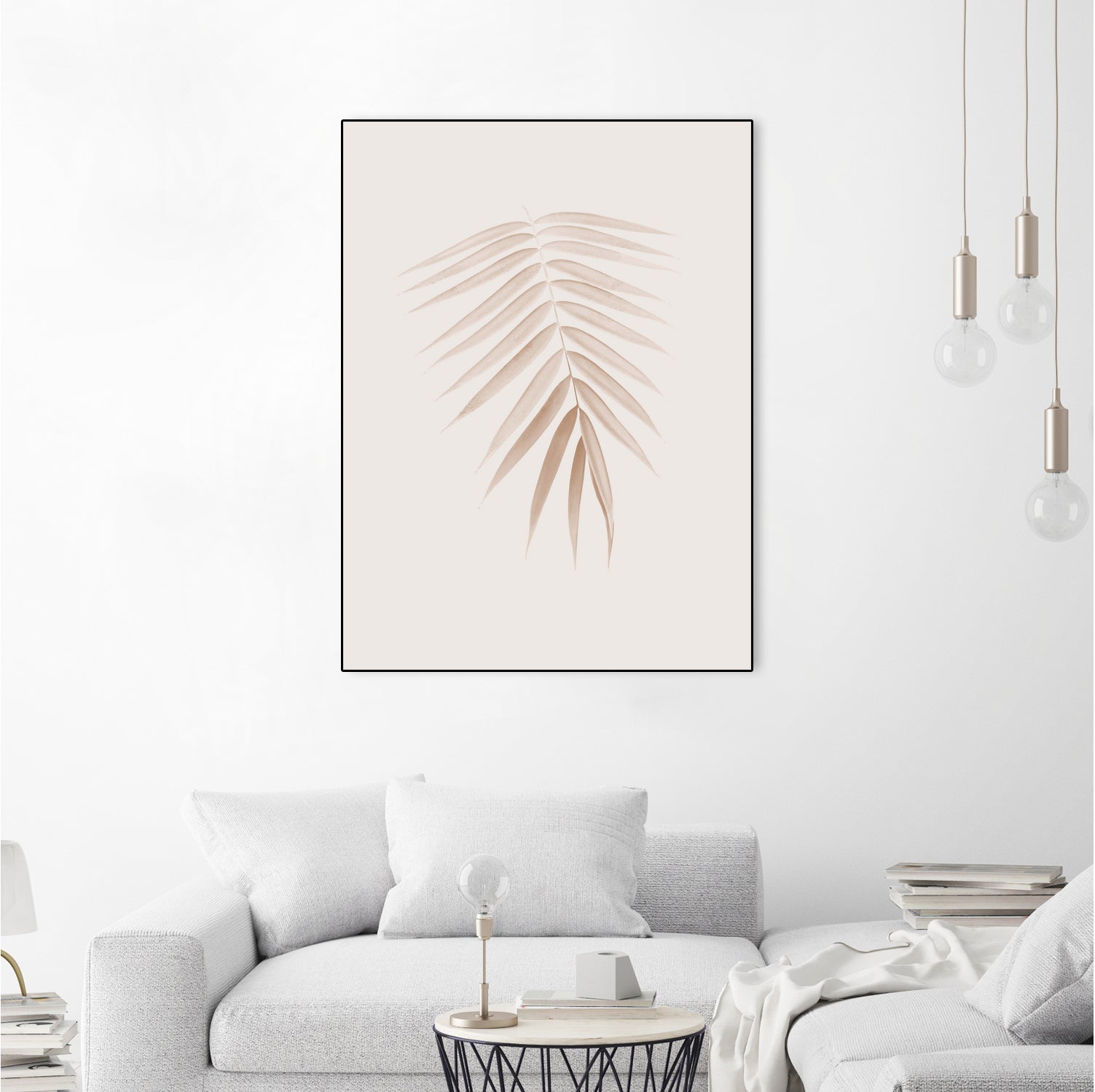 Palm Leaf Finesse #1 #minimal #tropical #decor #art by Anita & Bella Jantz on GIANT ART - brown photo illustration