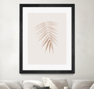 Palm Leaf Finesse #1 #minimal #tropical #decor #art by Anita & Bella Jantz on GIANT ART - brown photo illustration