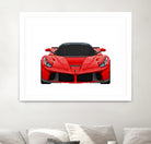 LaFerrari Mosaic by Cristian Mielu on GIANT ART - red digital drawing